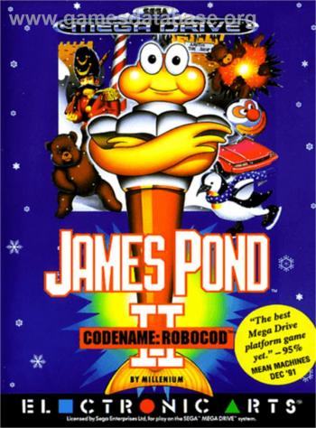 Cover James Pond II - Codename RoboCod for Genesis - Mega Drive